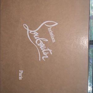 Black Christian Louboutin Louis Flat Calf/Spikes